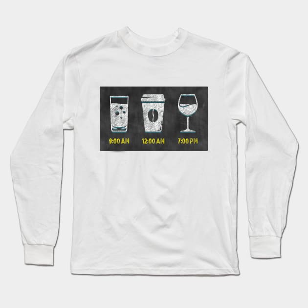 Daily regime Long Sleeve T-Shirt by DimDesArt